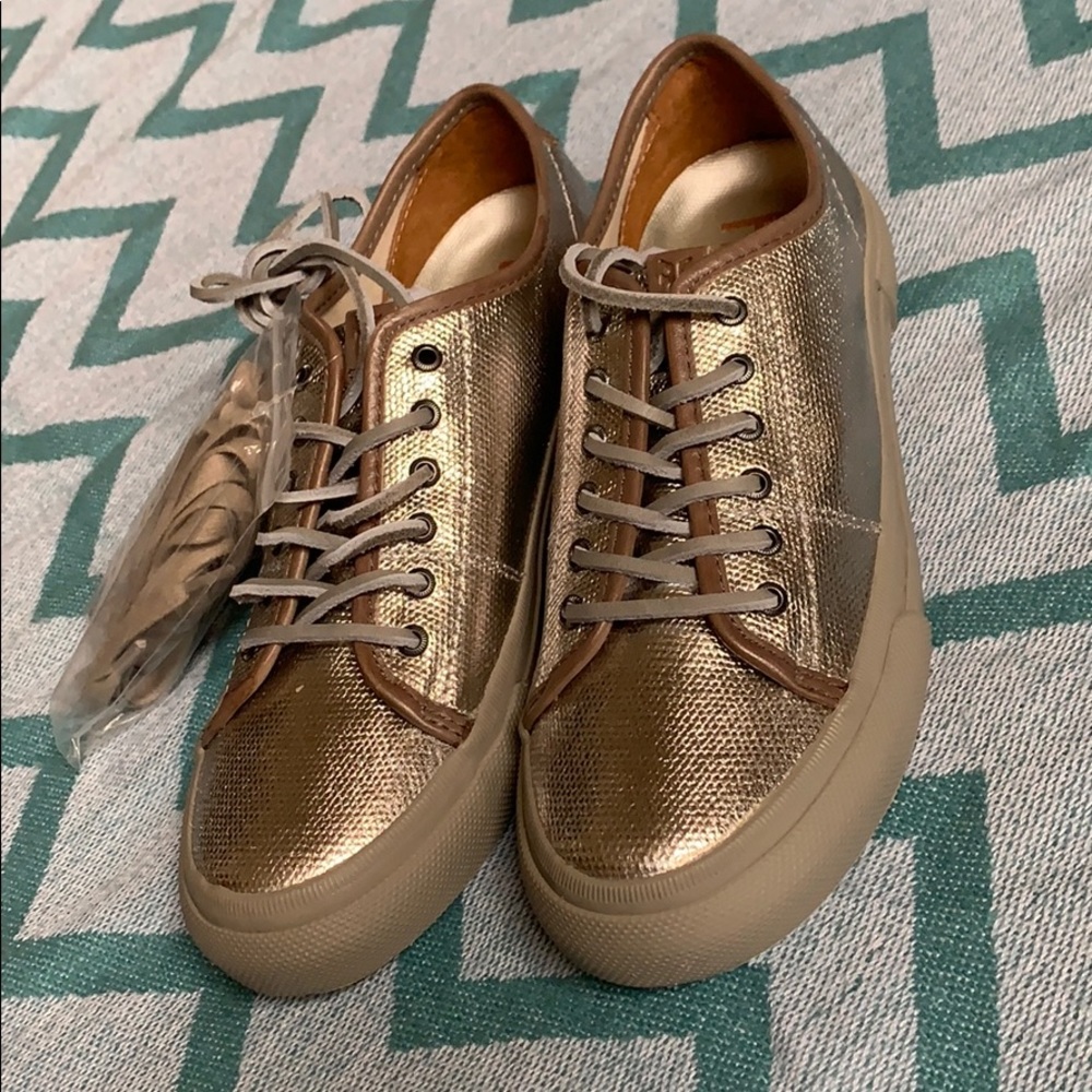 Frye Gia Canvas Low Lace Shoes